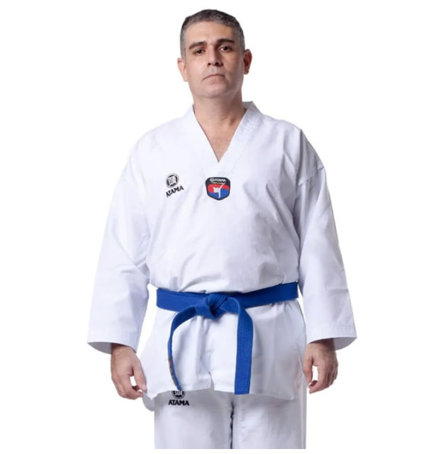 Dobok adidas gola branca online