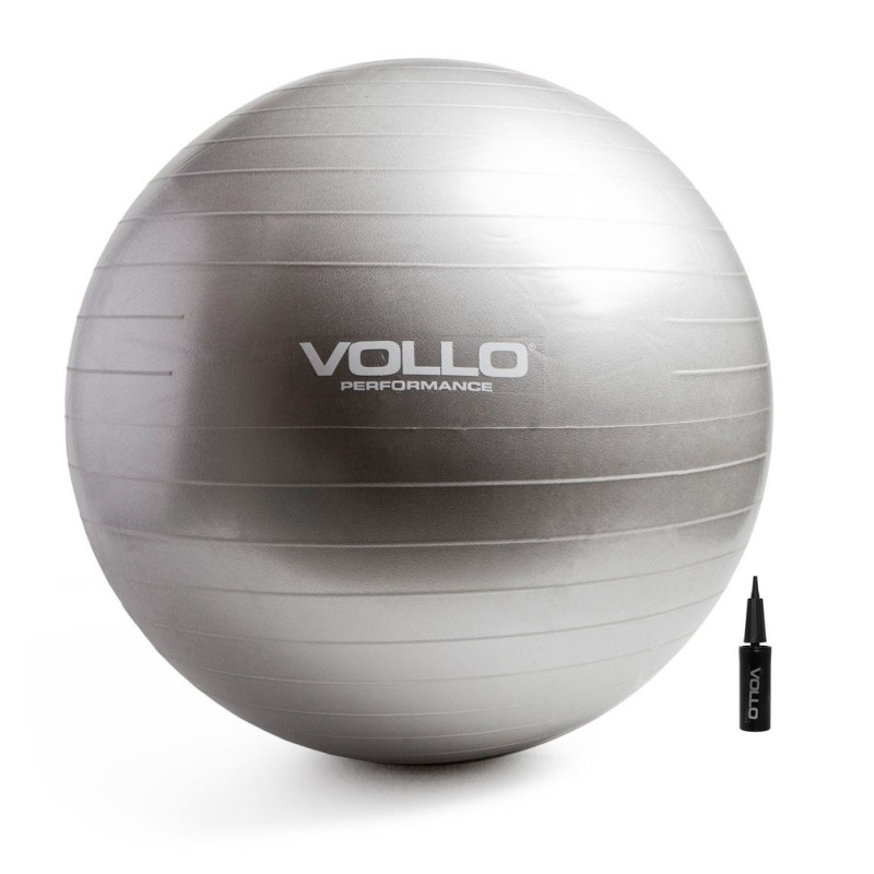 Gym Ball Vollo 65cm Cinza