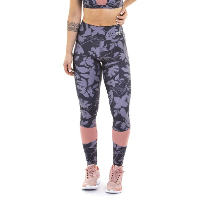 Calça Legging Academia Everlast Flores