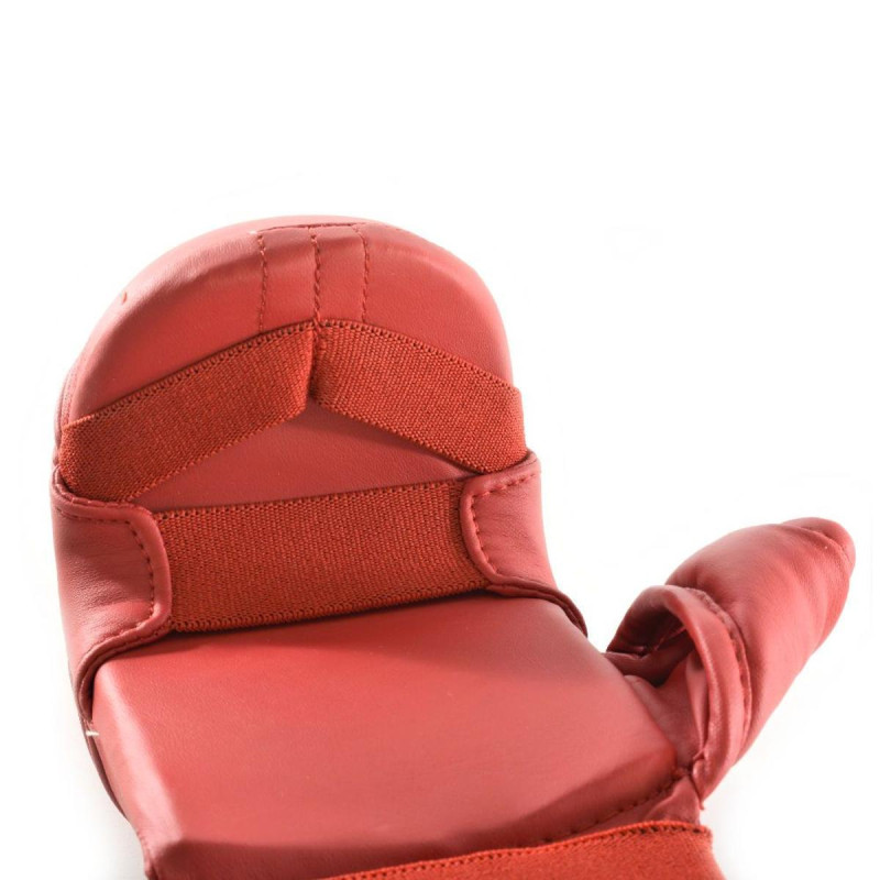 Luva de Karate Adidas Aprovada WKF Vermelha