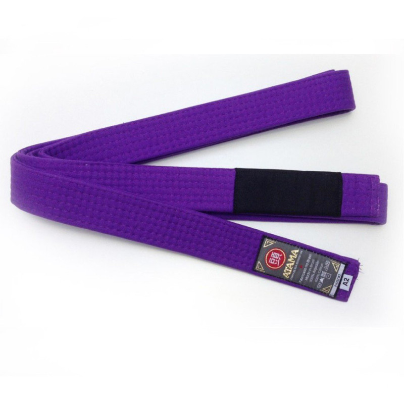 Faixa Jiu-Jitsu Atama Roxa Ponta Preta | Clube da Luta Shop