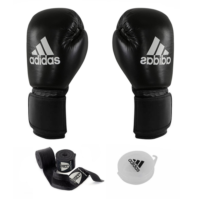 Kit de Boxe e Muay Thai Adidas Performer Couro Clube da Luta Shop