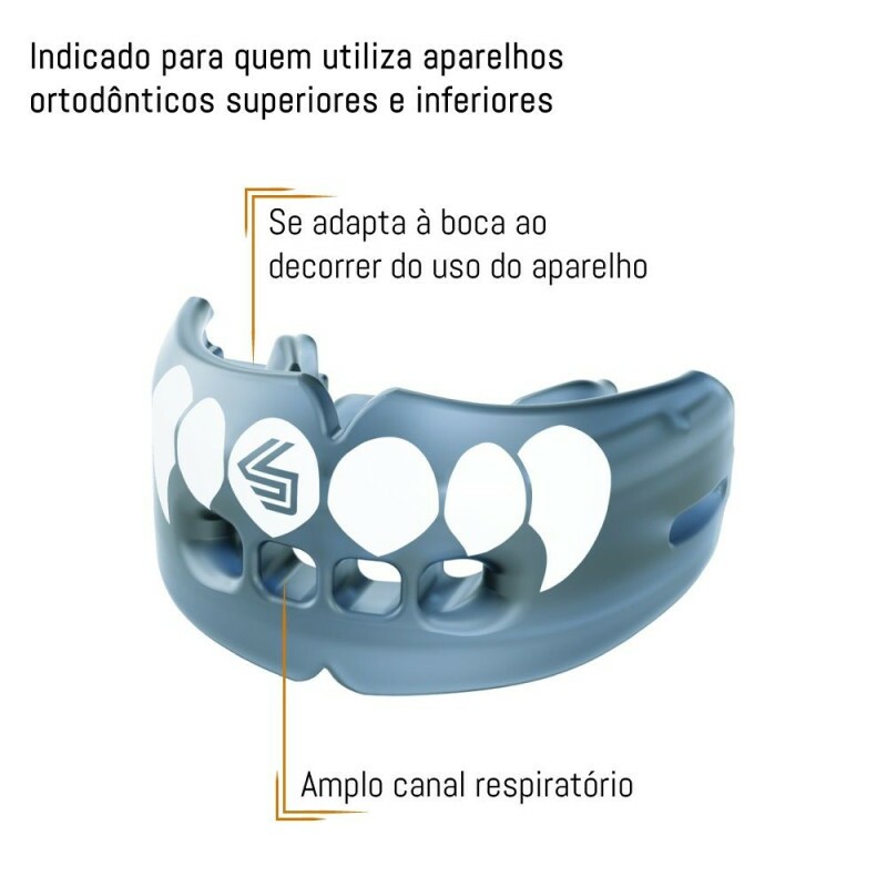 Protetor Bucal Shock Doctor para Aparelho Odontológico | Clube da Luta Shop