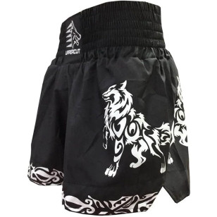 Short Muay Thai Kickboxing preto Uppercut