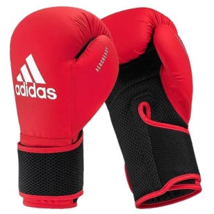 Luva de Boxe e Muay Thai Adidas Hybrid 25 Vermelha