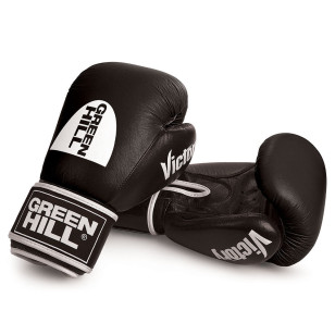 Luva de Boxe e Muay Thai Couro Legítimo Green Hill Victory