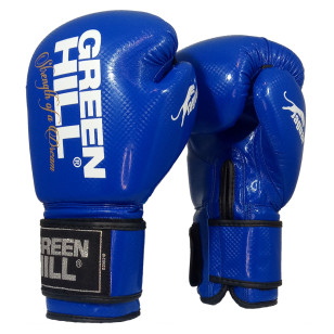 luva boxe muay thai azul Green hill