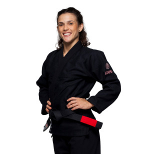kimono Jiujitsu feminino Atama Collab Infinity Preto