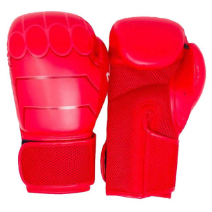 Luva de Muay Thai e Boxe Infantil MKS Vermelha 08oz