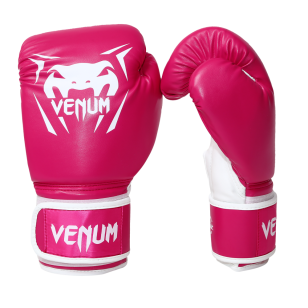 Luva Boxe Muay Thai Venum Contender Rosa Feminina