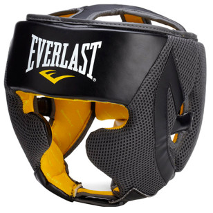 Protetor Cabeça Capacete MMA Boxe Muay Thai Everlast Pro