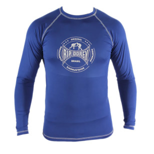 Rashguard Manga Longa Rip Dorey Azul