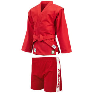 Kimono de Sambo Vermelho Green Hill Aprovado FIAS