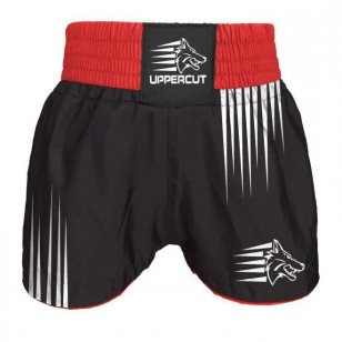 Short Muay Thai Kickboxing preto Uppercut