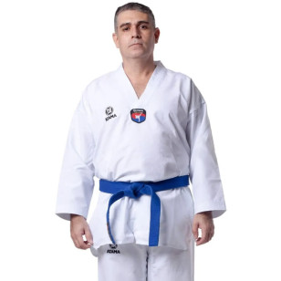 Dobok Taekwondo Atama Advanced Gola Branca