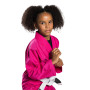 Kimono jiujitsu infantil rosa pretorian feminino