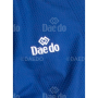Dobok Daedo Competition Gola Preta Aprovado WT azul