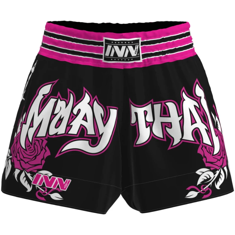 Short Muay Thai Feminino Rosa Clube da Luta Shop