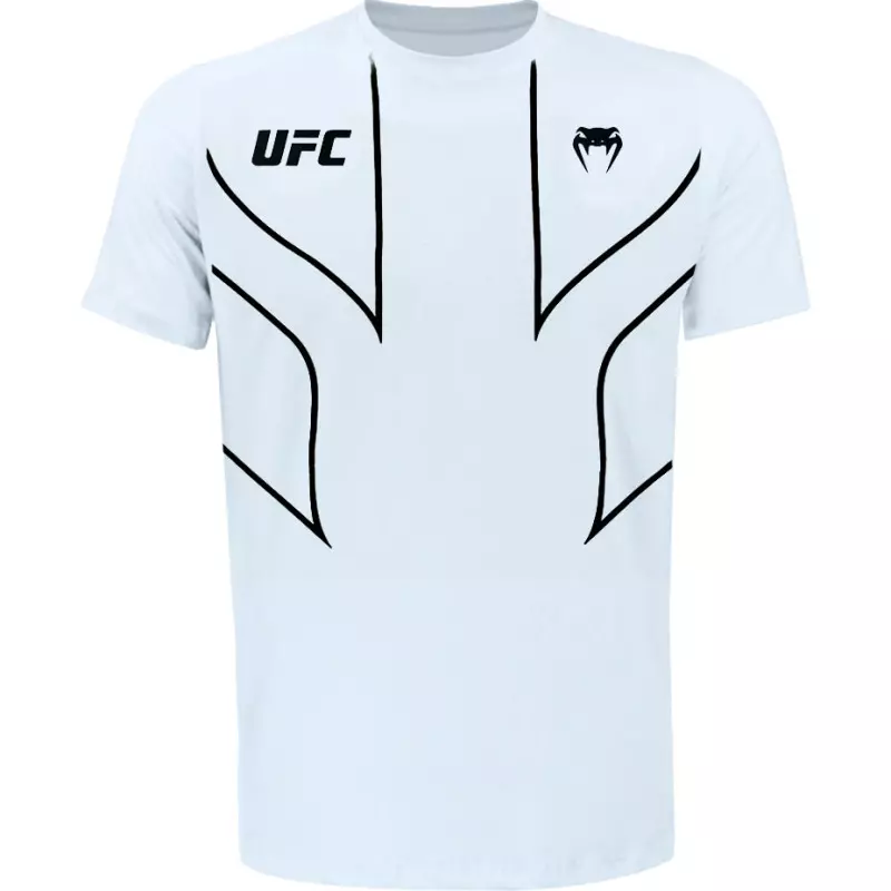Camisa UFC Venum Fight Night 2.0 Cotton Branca | Clube da Luta Shop