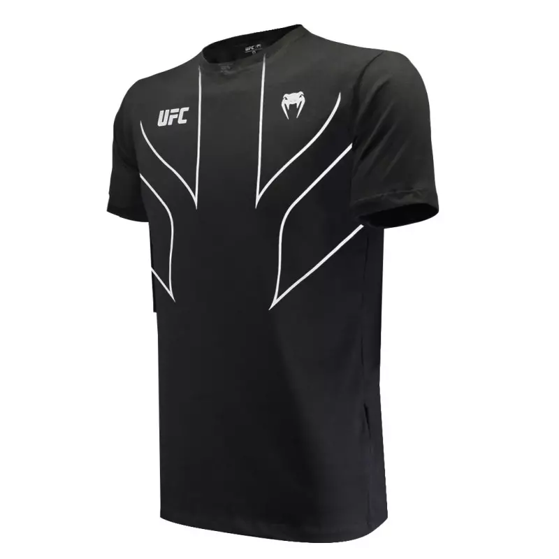 Camisa UFC Venum Fight Night 2.0 Cotton Preta | Clube da Luta Shop