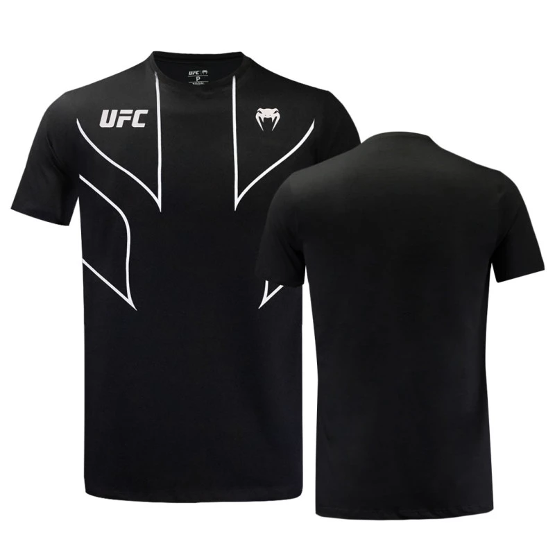 Camisa UFC Venum Fight Night 2.0 Cotton Preta | Clube da Luta Shop