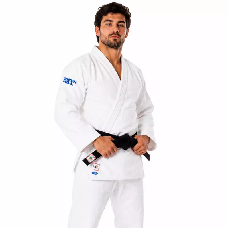 Kimono de Judô Profissional Green Hill Aprovado FIJ Branco | Clube