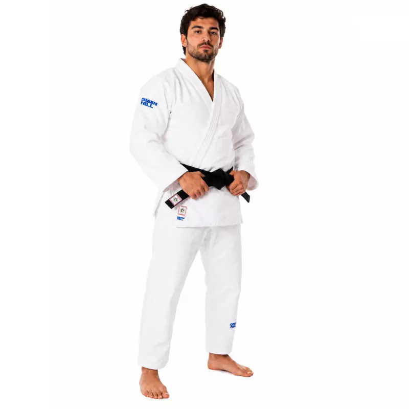 Kimono de Judô Profissional Green Hill Aprovado FIJ Branco | Clube