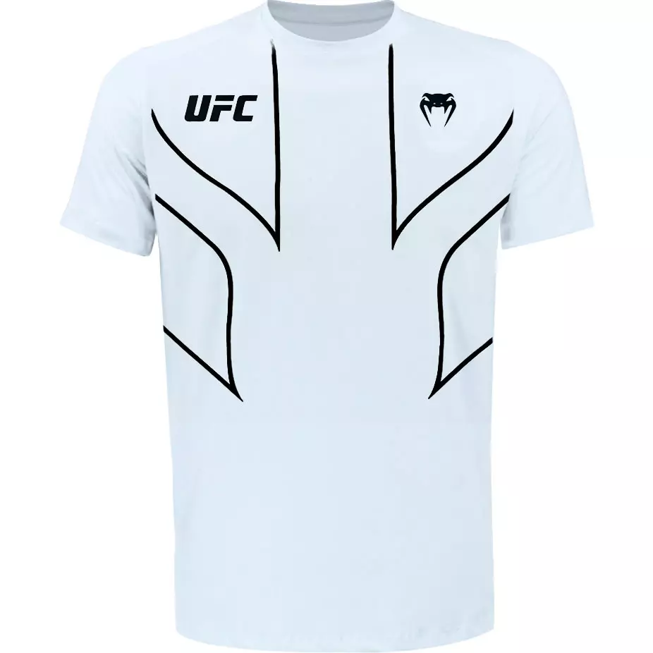 Camisa UFC Venum Fight Night 2.0 Cotton Branca | Clube da Luta Shop