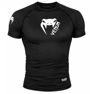 Rashguard Venum Basic Black Manga Curta