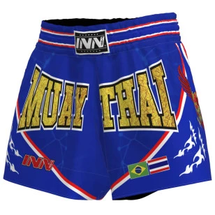 Short Muay Thai Garuda Fighter Azul