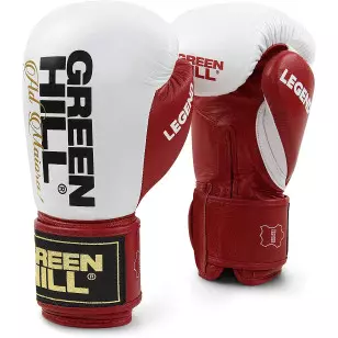 luva boxe muay thai Green Hill Couro legítimo