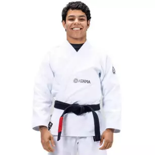kimono jiujitsu feminino Atama collab infinity branco