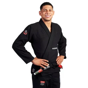 Kimono Jiu-Jitsu Koral Classic Preto 3.0 Pré-Encolhido