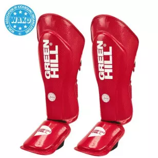 Protetor de Canela Caneleira Green Hill Full Contact WAKO