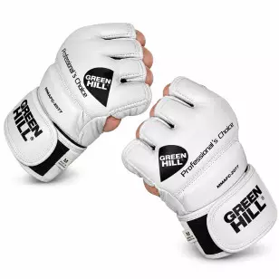 Luva MMA Green Hill Professional Choice Couro