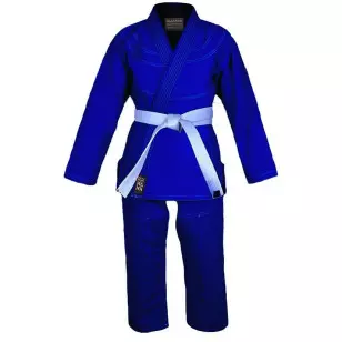 Kimono de Jiu-jitsu Trançado Infantil Haganah Azul