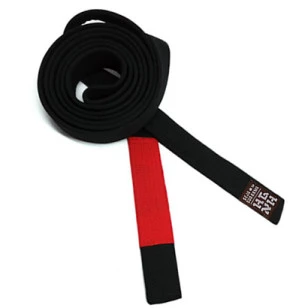 Faixa Jiu-jitsu Preta Ponta Preta Haganah Elite