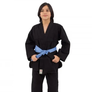 Kimono judo infantil preto torah
