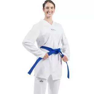 Dobok Olímpico Daedo Competition Gola Branca Aprovado WT