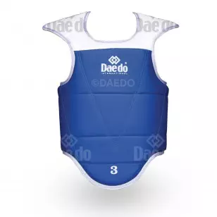 Protetor de Tórax Taekwondo Dupla Face Daedo Fit