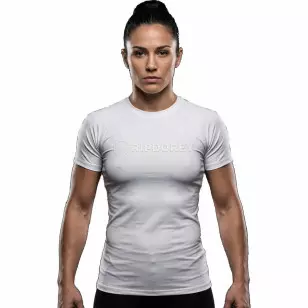 Rashguard Manga Curta Rip Dorey Branca