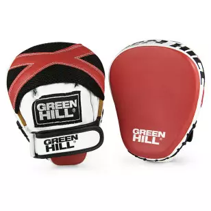 luva foco manopla pad Green Hill  couro