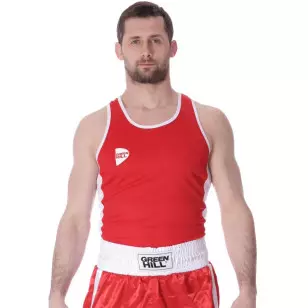 Camisa Regata Boxe Green Hill Elite Vermelha