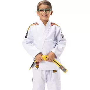 Kimono Jiu-jitsu Atama Ultra Light Sunset Infantil Branco