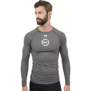 Rashguard Venum UFC Shadow Guard Gray Manga Longa