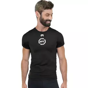 Rashguard Venum UFC Shadow Guard Dark Manga Curta