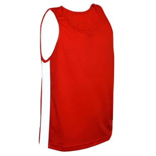 Camisa Regata Boxe Branca e Vermelha