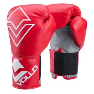 Luva de Muay Thai e Boxe Infantil Vollo 08oz Vermelha