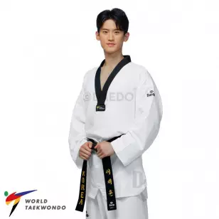 Dobok Daedo Ultra II Competition Gola Preta Aprovado WT