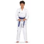 Dobok Daedo canelado gola branca aprovado wt infantil